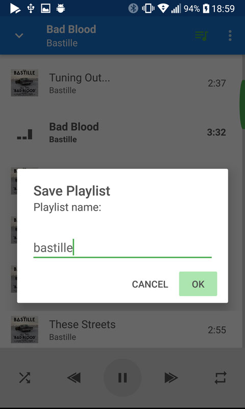 save playlist