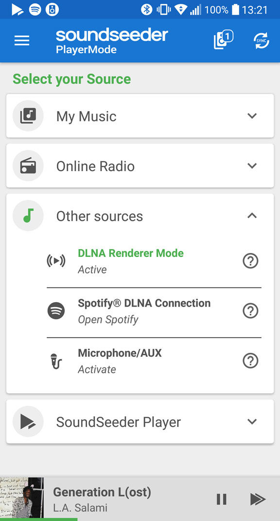SoundSeeder DLNA Renderer