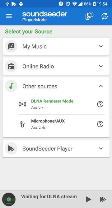 SoundSeeder DLNA Renderer